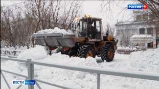 За январь с улиц Сыктывкара вывезен рекордный объём снега 