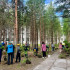 Минприроды Коми и волонтёры высадили 55 деревьев у Корткеросской ЦРБ в рамках «Сада памяти