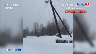 На улицы сосногорского поселка Конашъёль вернулся свет