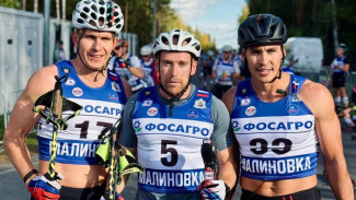 Илья Семиков победитель масс-старта на чемпионате России по лыжероллерам