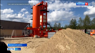 Новый асфальтобетонный завод в посёлке Кожва может заработать уже 1 сентября