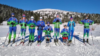 Команда лыжников Коми по адаптивным видам спорта тренируется в Красноярском крае