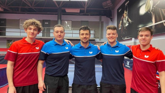 Команда «Газовик» стала третьей в «Профессиональной лиге настольного тенниса России»