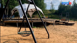 В Кослане завершили благоустройство парка по улице Центральной возле дома №140