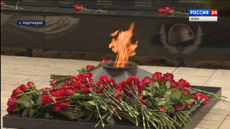 В селе Корткерос зажегся Вечный огонь