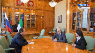 Ростислав Гольдштейн провёл рабочую встречу с директором Института государственной службы и управления Президентской академии Русланом Корчагиным