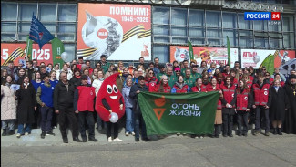 Сыктывкар впервые принял символичный факел масштабной Всероссийской эстафеты «Огонь жизни»