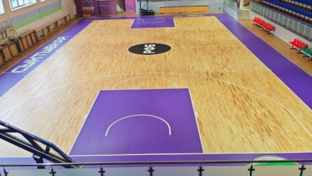 В «Спортивной школе «Юность» завершены работы по укладке паркета