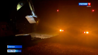 Работы на дороге Кожва-Чикшино ведутся в круглосуточном режиме