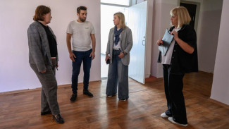 Наталья Якимова оценила ход капремонта в воркутинской коррекционной школе-интернате