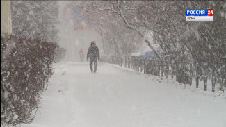 Штормовое предупреждение: в Сыктывкаре ожидается сильный снег