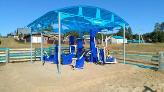 В Усть-Куломском районе появился еще один уличный тренажерный комплекс