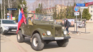 В Сыктывкаре состоялся автопробег, посвящённый 80-летию великой Победы