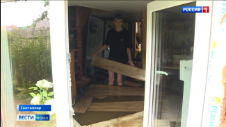 Проливные дожди стали причиной подтопления  сыктывкарских микрорайонов