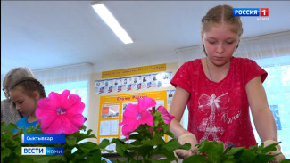 Ребята сыктывкарского детского дома №3 готовятся к посадке цветов