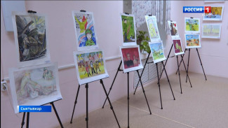 Выставка детских рисунков в детском доме им. Александра Католикова