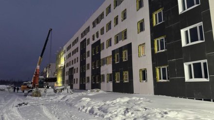 В Троицко-Печорском районе два дома для переселения граждан из аварийного жилья готовы на 75%