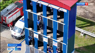 На Республиканском стадионе продолжаются межрегиональные соревнования Главных управлений МЧС России по субъектам Северо-Запада на Кубок Федерации пожарно-спасательного спорта