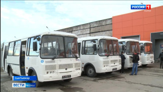 В Удорский район отправились новые пассажирские автобусы