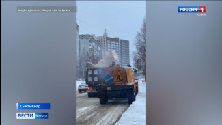 В Сыктывкаре помогать дорожникам убирать снег будут 11 столичных организаций.