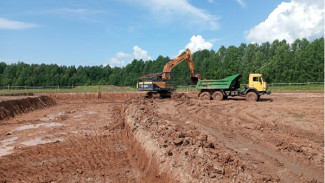 В селе Черемуховка Прилузского района стартовали работы по подготовке к строительству нового корпуса интерната