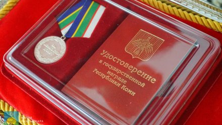 В Сыктывкаре участника специальной военной операции отметили государственной наградой Республики Коми