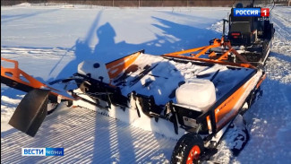 В Усть-Куломском районе появилась новоя техника для укладки лыжни