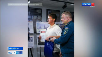 В Сыктывкаре открылась мультимедийная выставка "Огонь и память. Подвиг пожарных в годы Великой Отечественной войны"