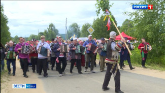 В селе Занулье прошёл республиканский фестиваль "Вязовская гармошечка"