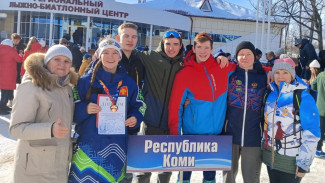 Три медали у сборной Республики Коми по спортивному ориентированию на лыжах в Саранске