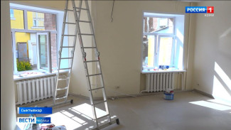 В лечебно-диагностическом отделении Сыктывкарской городской поликлиники №3 идёт ремонт