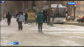 Гололедица в Сыктывкаре: коммунальные службы переведены в усиленный режим