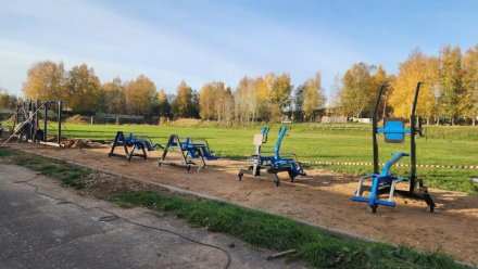 В селе Выльгорт Сыктывдинского района продолжаются работы по созданию площадки ГТО