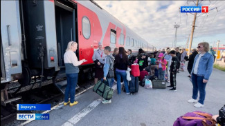 77 юных воркутинцев отправились в детский оздоровительный лагерь "Черноморская зорька"