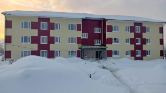 Многоквартирный дом для переселения граждан из аварийного жилья в селе Усть-Кулом готов на 60%