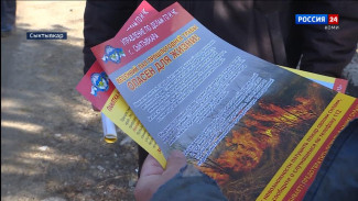 В преддверии майских праздников в столичном посёлке Краснозатонский прошёл межведомственный рейд по пожарной безопасности