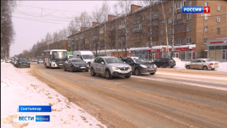 Сегодня в центре Сыктывкара ограничили движение транспорта