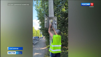 В Сыктывкаре появился вызывной светофор на улице Малышева в районе школы №25