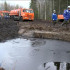 На территории Печорского района произошёл разлив нефтесодержащей жидкости