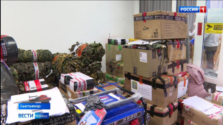  Из Коми в зону СВО отправилась очередная партия гуманитарного груза