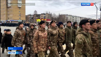В Ухте состоялась репетиция парада Победы