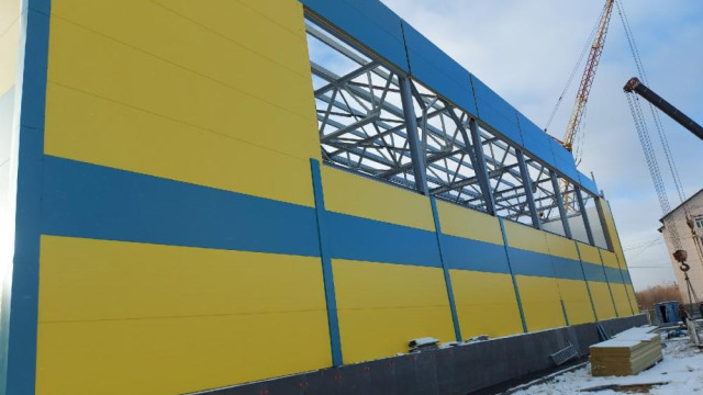 Игровой зал в Микуни построили на 60%