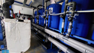 В Верхней Максаковке идёт благоустройство территории станции водоочистки