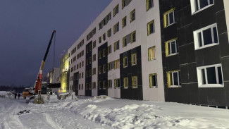 В Троицко-Печорском районе два дома для переселения граждан из аварийного жилья готовы на 75%