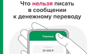 Какие слова и фразы нельзя писать в сообщении к денежному переводу