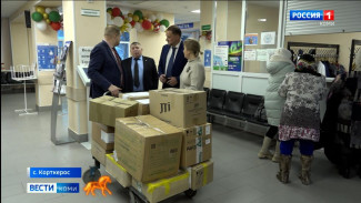 Жители Корткеросского района отправили большую партию гумпомощи на передовую