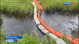 В Усинском районе произошел нефтеразлив в результате разгерметизации нефтепровода