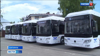 Автопарк Сыктывкарского автотранспортного предприятия пополнили новые пассажирские автобусы