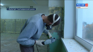 В Сыктывдинском районе продолжается капитальный ремонт школ