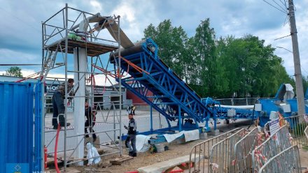 На Октябрьском проспекте завершен первый этап санации магистрального водовода на участке между улицами Чкалова и Печорская